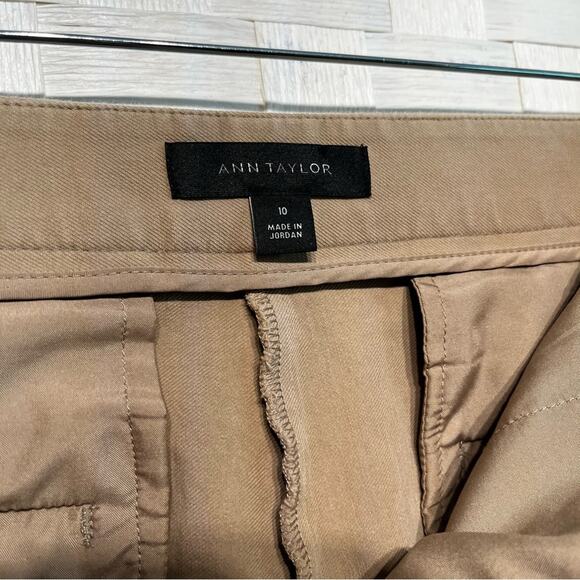 Ann Taylor The Marina High Rise Wide Leg Ankle Pants Size 10 Lagenlook Office - Picture 7 of 12